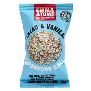 Emma & Tom's Cacao & Vanilla Superfood Ball Bliss Ball