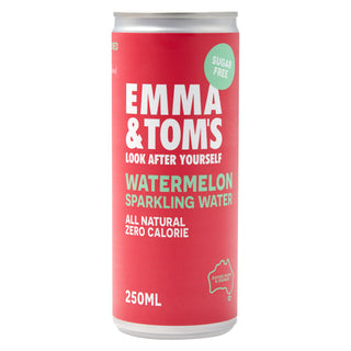 Emma & Tom's watermelon sparkling water can