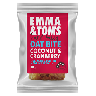 Emma & Tom's Coconut & Cranberry Oat Bite 
