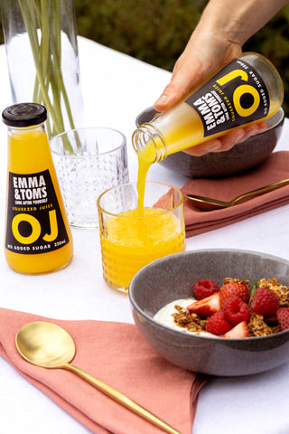 Straight OJ (Orange Juice) 250ml (Glass)