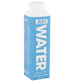 JUST WATER Spring Water 500ml x 12