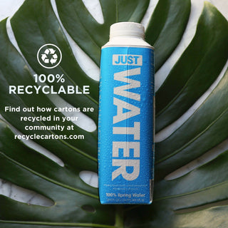 Just Water 100% Recyclable