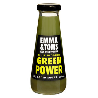 Emma & Tom's green power smoothie glass 250ml